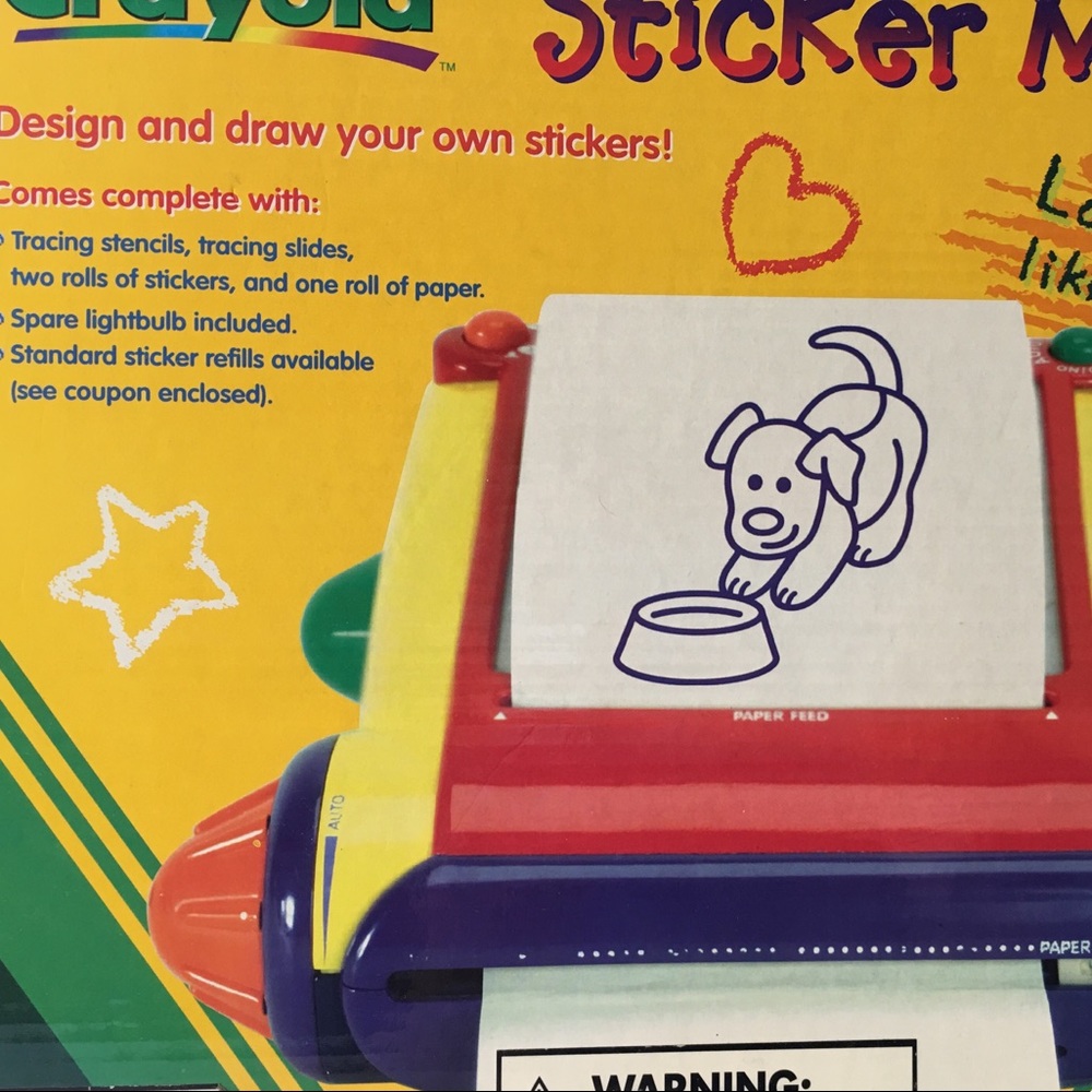 Crayola sticker maker